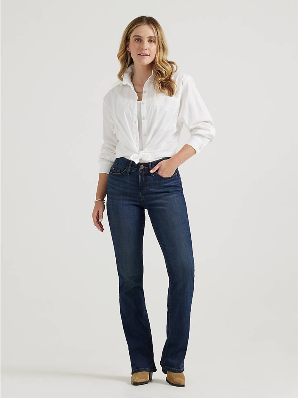 Lee Women's Blue Straight Leg Jeans